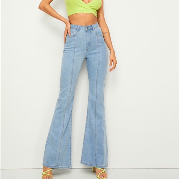 shein bell bottom jeans